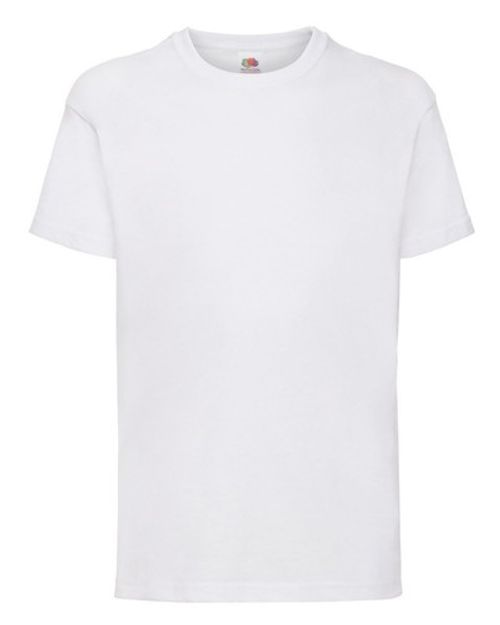 Fruit Of The Loom Boys Girls Kids T Shirts Cotton Plain Short Sleeve Tee Shirt
