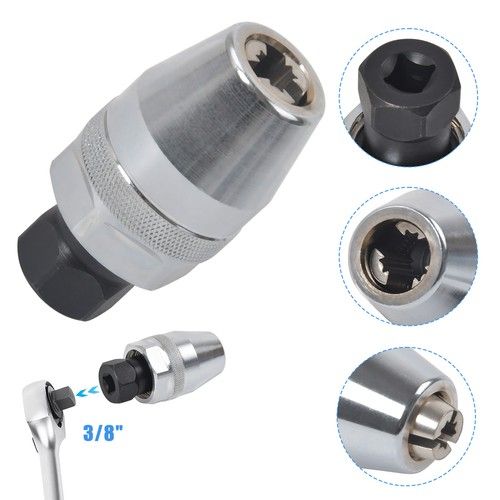 Impact Stud Bolt Extractor Removal Kit Tool 3/8" Drive 1/4inch 1/2inch 6-13mm UK