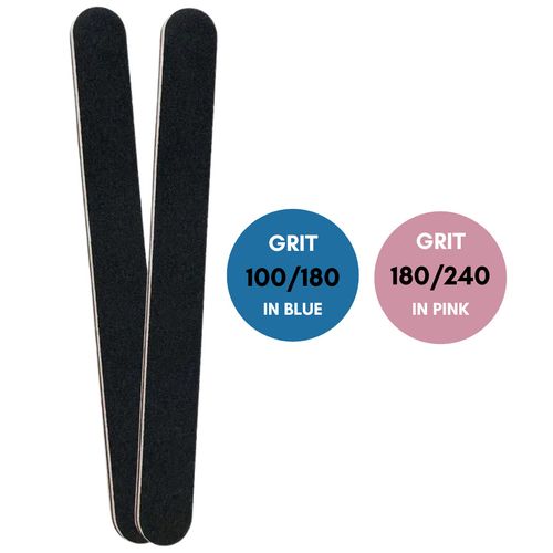 Nail Files Emery Boards Double Sided Professional 100/180/240 Grit — image 1