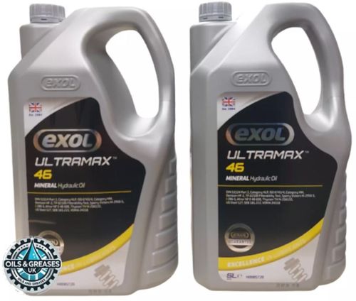 EXOL HYDRAULIC OIL 46 2 X 5L PACK A HIGH QUALITY PREMIUM BRAND ISO VG 46 FLUID — image 1