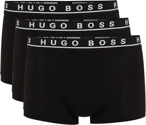Men's Hugo Boss 3 Pack Boxers Soft Cotton Classic Fit Underwear Multi & Black