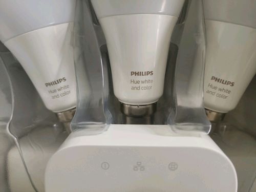 Philips Hue White & Colour Ambience Smart Lighting Starter Kit with Bridge - B22 — image 4