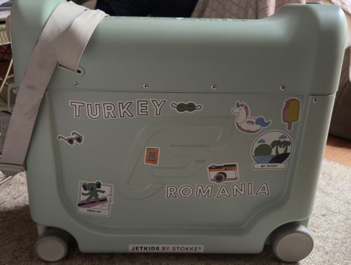 2x Stokke JetKids BedBox Sets Sea Foam Green & Blush Pink Bundle extra accessori — image 16