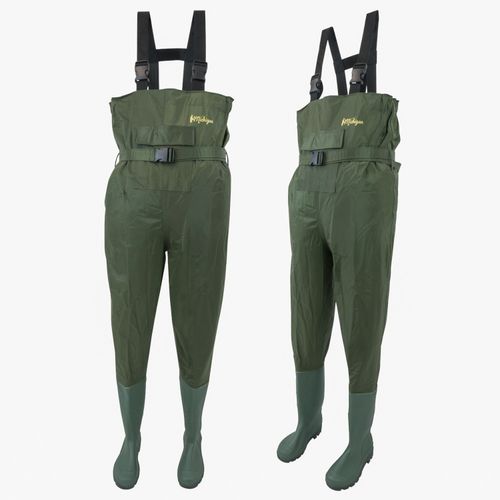 Fishing Chest Waders With Belt Sizes 6 - 12 Nylon Waterproof Fly Coarse Fishing — image 1