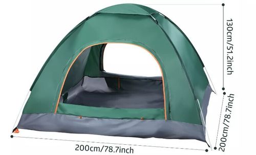 4 Person Easy Pop Up Tent Waterproof Automatic Setup 2 Doors-Instant Family Tent — image 4