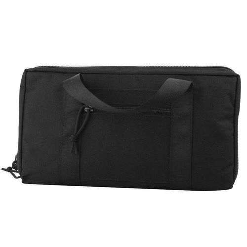Tactical Pistol Case Padded Handgun Gun Range Bag with Magazine Storage Holder — image 12