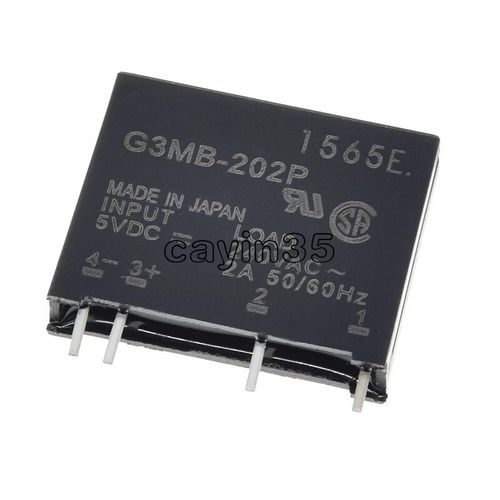 5PCS G3MB-202P DC-AC PCB SSR In 5V DC Out 240V AC 2A Solid State Relay Module  — image 1