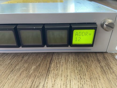 Quartz evertz CP1000a router matrix panels with display buttons — image 3