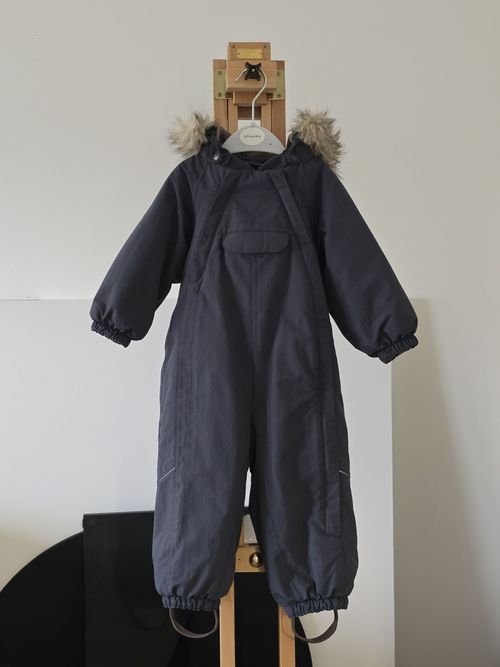 WHEAT Snow Suit Nickie Grey Blue Size 80/12M ORIGINAL & PRE-LOVED — image 1