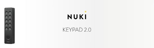 Nuki Keypad 2 Fingerprint & Bluetooth Code Entry Smart Door Lock Keypad — image 1