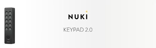 Nuki Keypad 2 Fingerprint & Bluetooth Code Entry Smart Door Lock Keypad