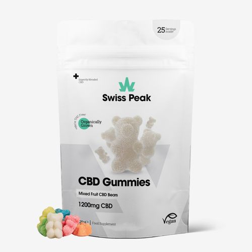 CBD Gummies THC-Free Swiss Peak 1200mg Bear Gummies | Broad Spectrum — image 1