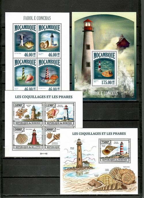 SHELLS Marine Fauna Collection 50 s/s Mi. CV 553€ MNH FREE SHIPPING #CNA145 — image 14