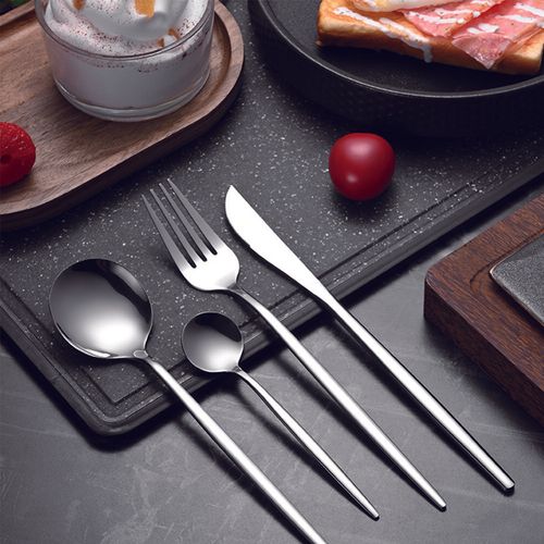 30PCS Cutlery Dinner Set Stainless Steel High Grade Tableware Fork Tea Spoons — image 10