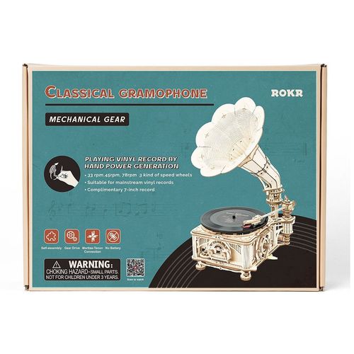 ROKR 3D Wooden Puzzles DIY Jigsaw Model Kit Music Box Building for Adults Gift — image 5