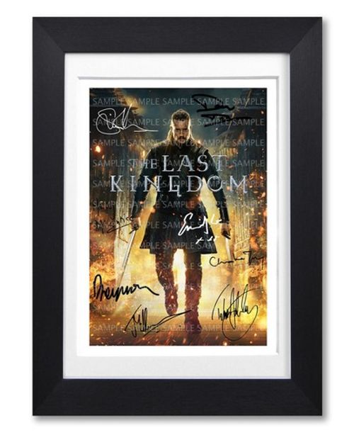 THE LAST KINGDOM SEASON 5 CAST SIGNED POSTER TV SHOW SERIES AUTOGRAPH PRINT GIFT