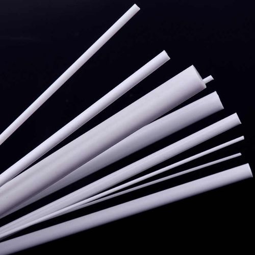 White 1mm - 15mm ABS Styrene Plastic Strip Tube Round Bar Rods Bar 250mm Length — image 7