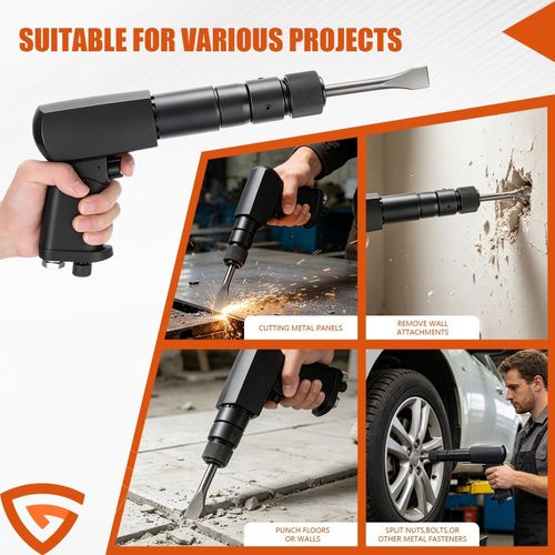 Pneumatic Air Hammer Heavy Duty Vibration Impact Tool Chisel Impact Vibration — image 3