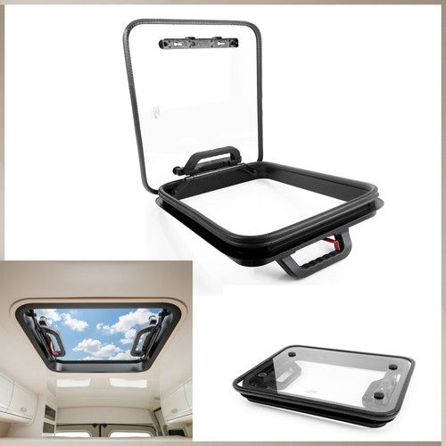Skylight Pop Up Roof Sunroof  Clear Window Camper  Van Motorhorhome 90° Opening