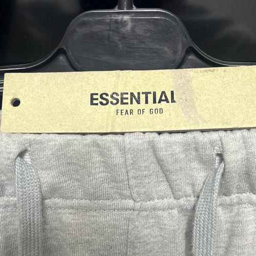 Essentials Fear of God Men’s Grey shorts, long Drawstrings: from flannels — image 6