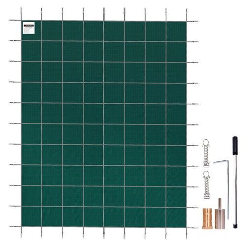 Uimoso Inground Pool Safety Cover Winter Pool Cover 20 x 42 ft with Anchor Tools