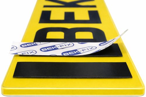 Number Plate Sticky Pads 24 Pack Heavy Duty Double Sided Adhesive Foam BEK-FIX® — image 3