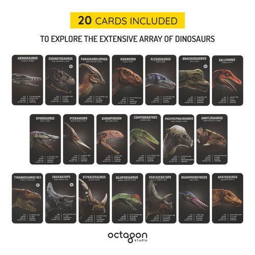 Dinosaur 4D+ AR Flashcards - Interactive 3D STEM Learning Toy Gift for Kids 4+ — image 5