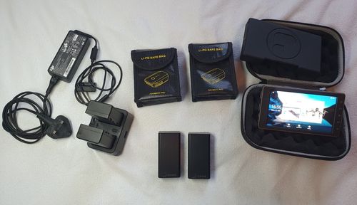 DJI CrystalSky CS550 5.5 1000-Nit Drone Monitor 5x WB37 Batteries Mavic Mount — image 3