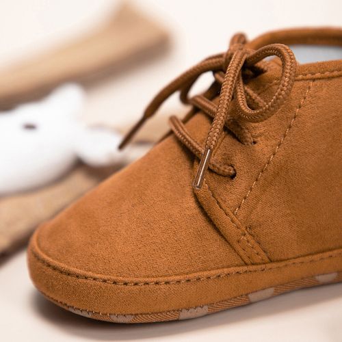 Newborn Baby Boy Pram Shoes Infant Comfortable Booties Inhouse Floor Shoes 0-18M — image 2