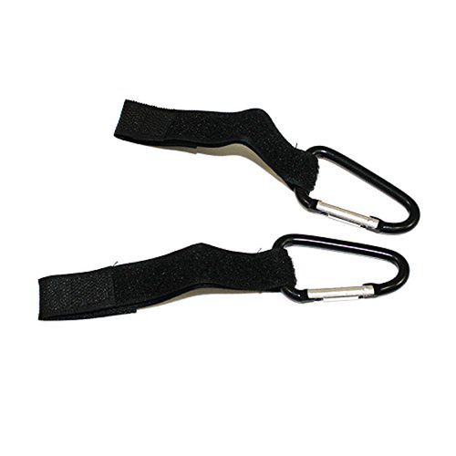 2 Pram Clips | Universal Baby Buggy Pushchair Stroller Shopping Bags Hook Straps — image 3