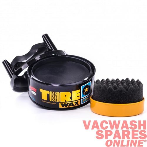 SOFT99 TIRE BLACK WAX 02015 - TYRE WAX DRESSING - BACK TO BLACK TYRE SHINE WAX — image 1