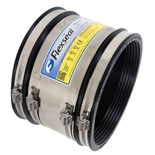 Flexseal Flexible Rubber Boot Reducer Coupling Adaptor Pipe Connector Joiner 