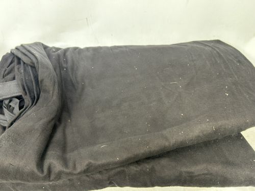Film and TV Studio Back Drop Black Drape 20ft x 20ft with Eyelets — image 3