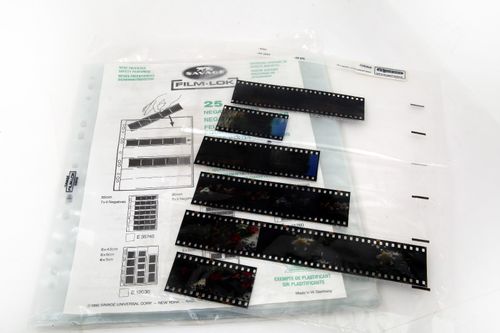 25x Acid-Free Archival Storage Filing Sheets Negative Pages 35mm 135 Film  Slide — image 1