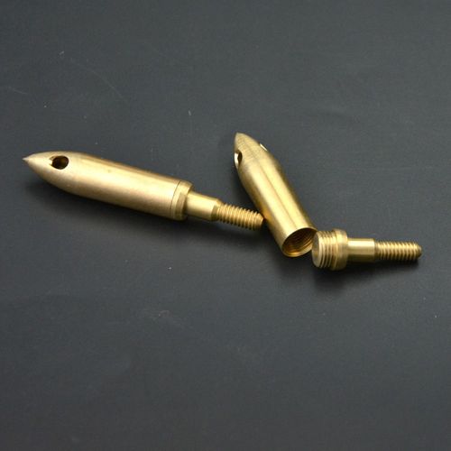 6X 125gr Copper Whistle Arrowheads Screw Tips Archery Target Practice Shooting — image 12
