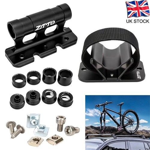 ZTTO Bike Fork Mount Rack Car Roof Rack Quick-Release Thru Axle Mount Adapter