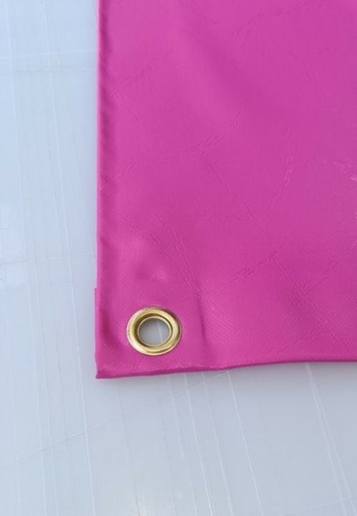 Waterproof Tarpaulin Sheeting Pink Purple Ice Blue Lime Green Flame Retardant