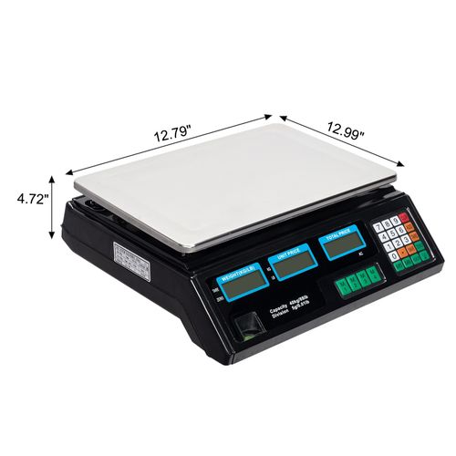 40kg/5g Digital Scale Electronic Price Computing Scales Vegetable Fruit Retail — image 7