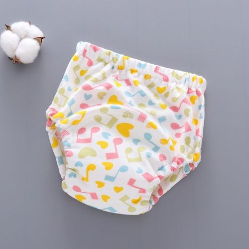 Baby Reusable Training Pants Waterproof 6 Layer Cotton Nappy Diaper Underwear — image 1