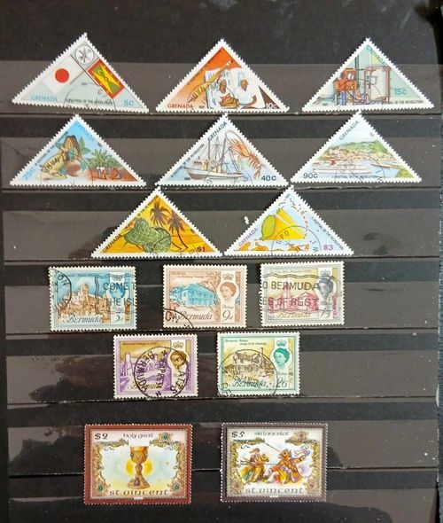 All Different Stamp Collection From The Caribbean Including Many Great Sets — image 3