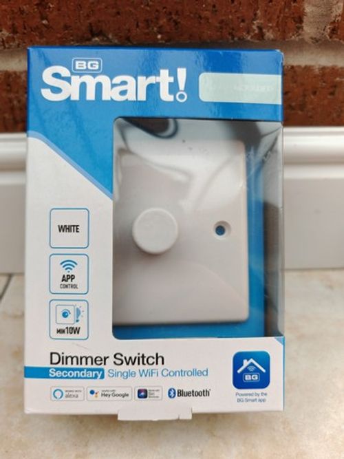BG Smart single dimmer switch secondary wifi controlled led light switch