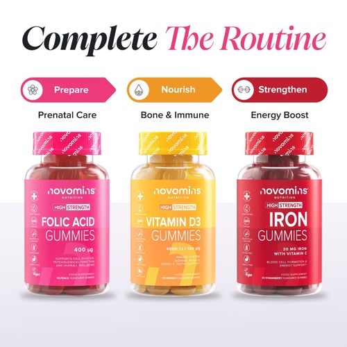 Folic Acid 400mcg | Pregnancy Vitamins Vegan Folate Supplement Gummy — image 6