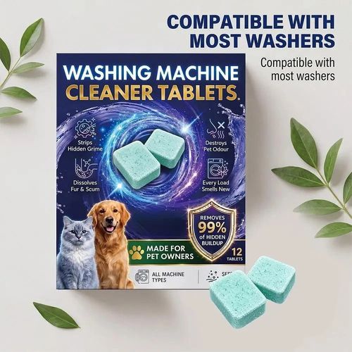 Prime Drum Washing Machine Cleaner Pro,12-Pack Deep Clean Drum & Remove Descaler — image 4