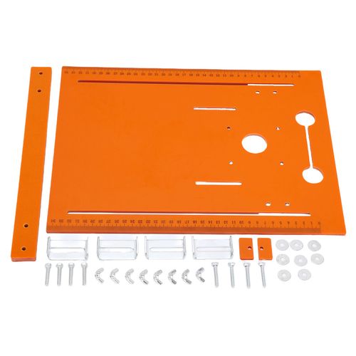 Circular Saw Base Plate 28x38cm Router Table Insert Plate With Clear Scale Marki — image 8