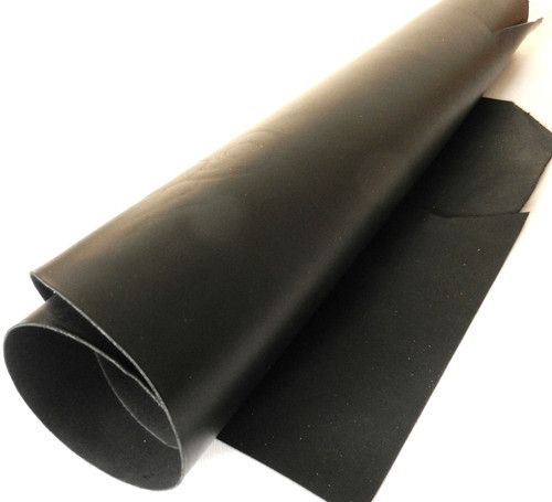 2mm Thick Veg Tan Cowhide Leather 60cm x 30cm - 24" x 12" Black Brown Saddle Tan