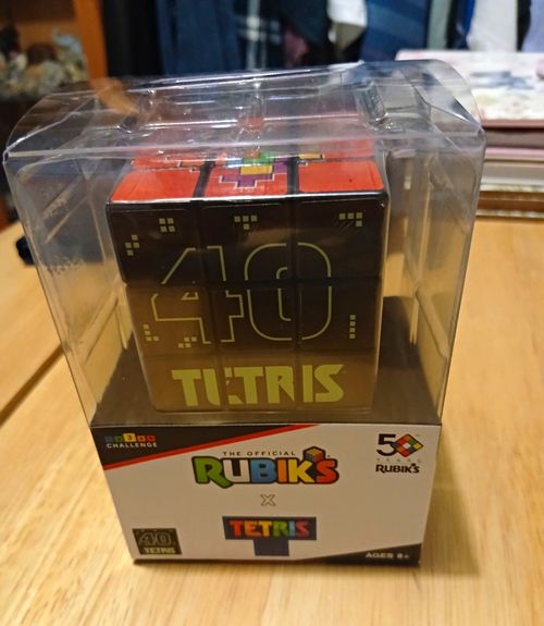 Rubik's x Tetris 3x3x3 Cube/Twist Puzzle Strategy Game Multi-colour Plastic — image 1