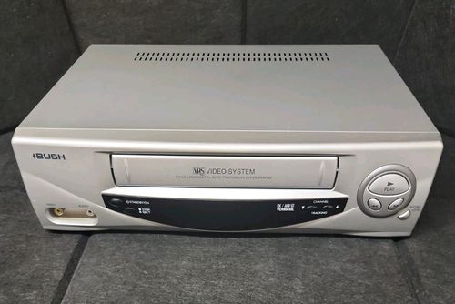 Bush VCR906SIL VHS Player Video Cassette Recorder With Remote Control TESTED  — image 3