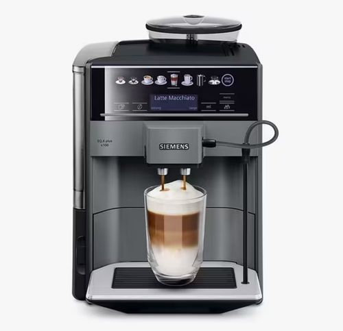Siemens Coffee Machine TE651209 EQ6 Bean to Cup Titanium C Grade — image 2
