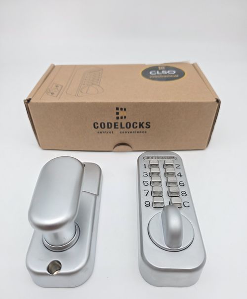 Mechanical Keyless Door Lock Push Button Combination Code Lock 60mm Silver — image 6