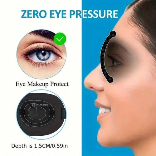 Soft Padded Sleep 3D Mask Eye Blackout Luxurious Blindfold Travel Eye Cover UK — image 2